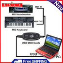 6FT PC USB MIDI Keyboard Interface Converter Cable