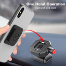 Car Cell Phone Holder Office Kitchen Wall Dashboard Phone Stand for 3.5-6.8"