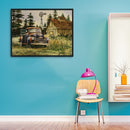 Painting By Numbers Kit DIY Automobile Hand Painted Canvas Oil Art Picture