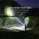 LED Powerful Torch Lamp Outdoor Waterproof 4 Gears Flashlight for Hiking Camping