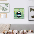 Oil Paint By Numbers Panda on Canvas Digital Paint Wall Artwork DIY Handicraft
