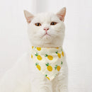 Adjustable Ribbon Collar Saliva Towel Pet Triangle Scarf Neckerchief Accessor