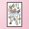 Kitchenware Cross Stitch Embroidery 14CT Cotton Thread Needlework (C472)