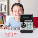 Piggy Bank ATM Machine Electronic Safe Money Jar for Boys Girls (Black) Newly