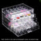 Portable Nail Accessories Holder Display Stand Make Up Drawers Organizer