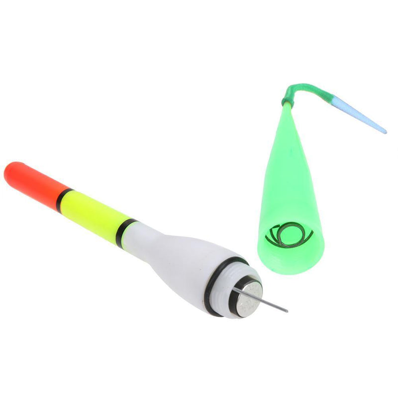 5pcs Illuminant Fishing Cork Plastic Floater LED Light Flashing Buoy Newly