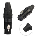 DIY Microphone XLR 3Pin Female Plug Connector Cable Solder Plug MIC Adapter