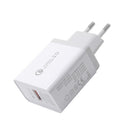 US EU Plug QC 3.0 USB Charger Square Quick Charge Wall Phone Charging Adapter