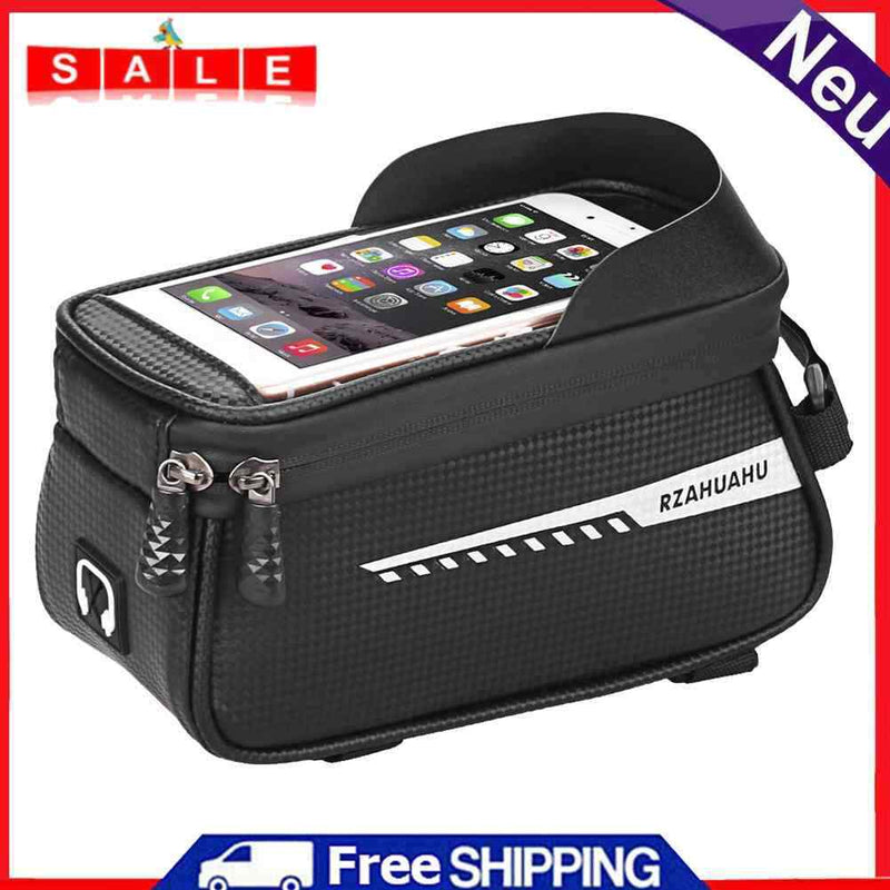 Bike Top Tube Bag Cycling Panner Saddle Bicycle Front Touch Screen Phone Pouch