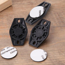 4pcs Rotating Storage Box Caster Ball Universal Trash Can Wheels (Black)