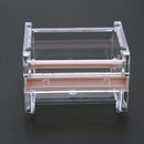 Tape Dispenser Desktop Tape Cutter Stationery Storage Box Organizer(Beige) Newly