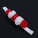 Baby 5 Flowers Headband Hair Band Handmade DIY Headwear Hair Accessories(4)