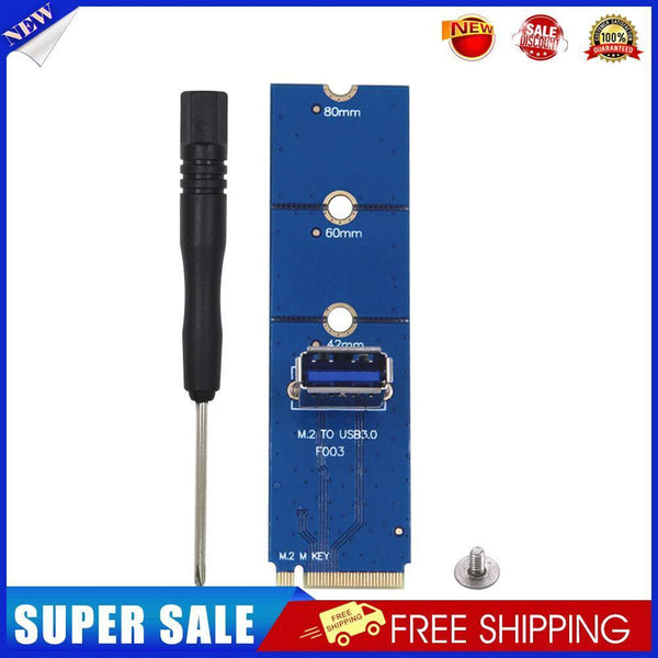 M.2 NGFF M Key to USB 3.0 Female Adapter Converter for Mining PCIe X4 Riser