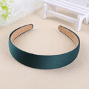 Solid Color Hair Hoops Simple Women Girls Wide Headband Hair Accessories