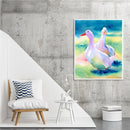 Duck Oil Paint By Numbers Kit DIY Acrylic Painting on Canvas Frameless Art
