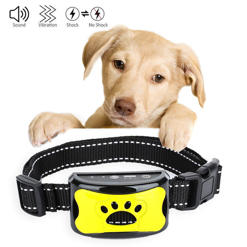 USB Electric Ultrasonic Dog Stop Barking Pet Puppy Training Collar (B) Newly