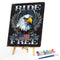 Retro Animal Poster Oil Paint By Numbers Kits Canvas DIY Home Decoration Gift