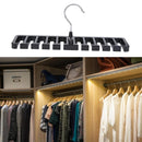 Plastic Tie Waistband Scarf Storage Rack Closet Wardrobe Organizer Hanger S