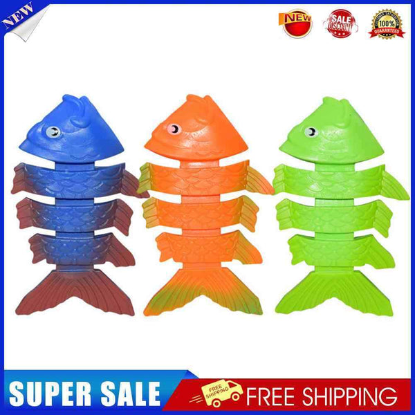 #A 3pcs Swimming Pool Throwing Water Toys Diving Training Game Toys for Summer