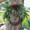 Wall Hanging Christmas Wreath Xmas Party Door Home Tree Garland OrnamentDecor~