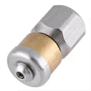 G 1/4 Female Rotating Sewer Nozzle 3 Rear Jets Pressure Washer Accessories Newly