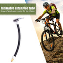 Motorcycle Bike Tyre Inflator Hose Air Pump Extension Tube Adapter (20cm) Newly