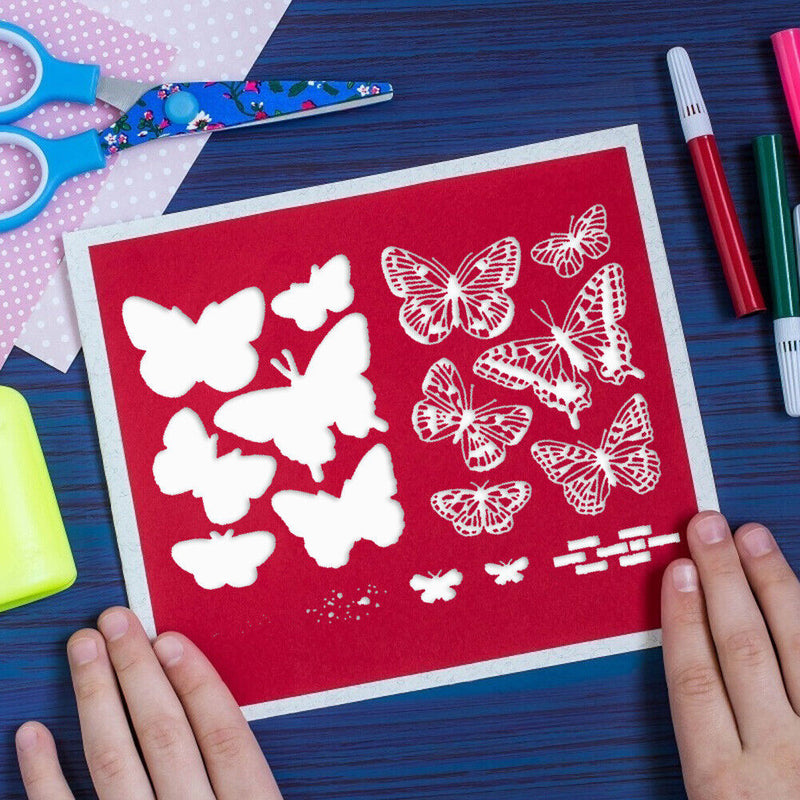 Butterfly Paper Cut Dies Clear Silicone Transparent Animal Seal Stamping Mold
