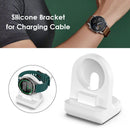 Smart Watch Charging Holder for Honor Watch GS Pro Silicone Stand (White) Newly
