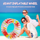 Practical Water Inflatable Roller Lightweight PVC Water Rolling Wheel Game