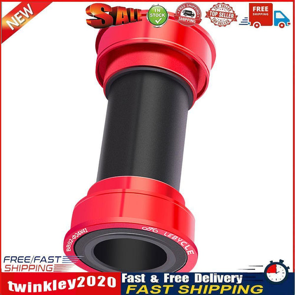 MTB Bike Bottom Bracket BB86 BB92 Aluminum Press Fit BB Bottom Axis (Red) Newly