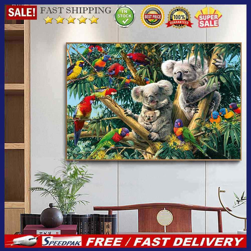 Koalas on Trees 5D DIY Diamond Painting Kits Full Square Drill Wall Decor Crafts