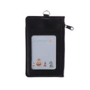 With Lanyard School Office Supplies Card Case Zipper Bag Wallets ID Holders