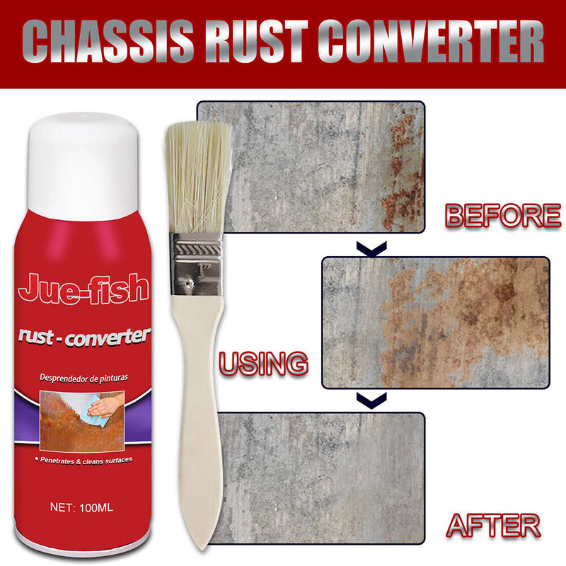 100ml Rust Converter Spray Wheel Chassis Derusting Cleaner Agent Rust Conve