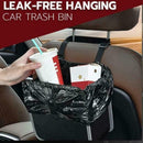 Car Trash CanLeak Waterproof Car Garbage Bag Hanging Trash Auto Bin Y4E0