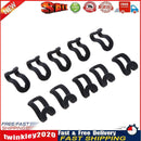 10pcs Mini Flocking Hanging Hook Non Slip Clothing Hanger Hook(Black) Newly