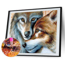 Diamond Painting 5D DIY Wolf Full Round Drill Rhinestone Picture