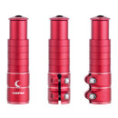 MTB Bike Handlebar Fork Stem Riser Adjustable Bicycle Stem Adaptor (Red) Newly