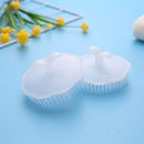 2pcs Shampoo Hair Washing Comb Bath  Hair Clean Brush Silicone Bath Combs