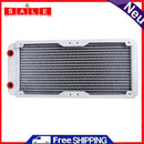 ALLOYSEED Water Relief Liquid Heat Exchanger 240mm 18 Pipe Straight Thread He