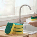 Sponge Eraser Cleaning Pads Dish Washing Stains Removing L0Z1 Z9O4 X9I2 U3X9