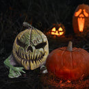 Halloween LED Light Up Pumpkin Head Rotten Patch Jack-o-Lantern Party Light&