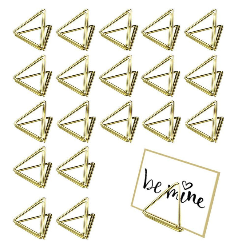Creative Triangle Shape Paper Clip Special-Shaped for Business Card (01)
