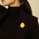 Backpack Accessories Enamel Pins Clothes Lapel Pin Yellow Duck Animal Brooch