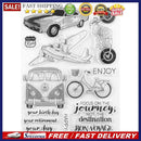 Car Letter Silicone Transparent Seals Clear Stamp for DIY Scrapbooking Card