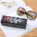 DIY Diamond Painting Leather Sunglasses Storage Box Eyeglasses Holder Organizer
