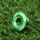 MUQZI CNC MTB Road Bike M19 Crank Cover Screws Crankset Bolt Cap (Green)