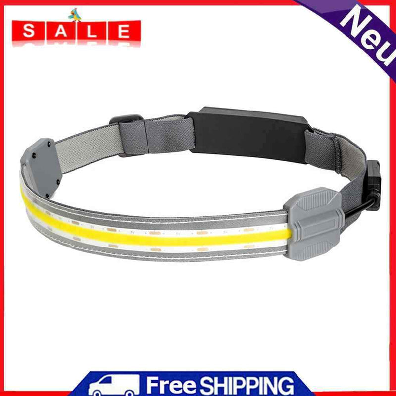 Waterproof LED COB Work Light Outdoor Cycling Camp Running Head Torch Headlamp