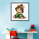 Cute Cat Cartoon 5D Diamond Painting Embroidery DIY Cross Stitch Home Decor
