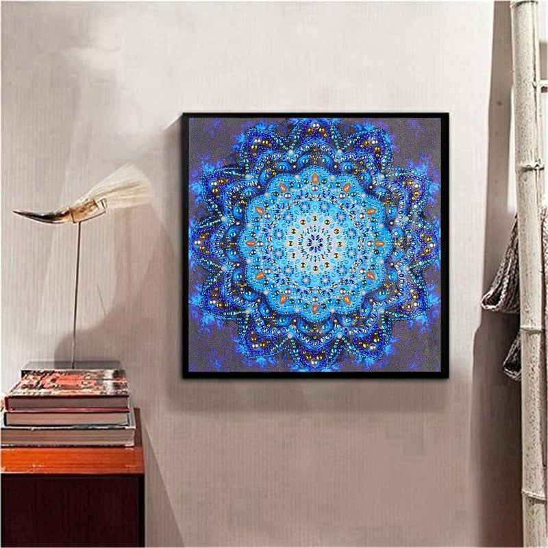 5D DIY Special-shaped Diamond Painting Cross Stitch Kit (DZ228 Mandala)