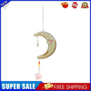 Crystal Light Catching Jewelry Ornament Wind Chime Pendant (Moon and Stars)